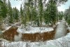 Viesatas upesloku dabas taka ziemā